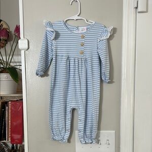 Stitchy Fish girls bubble romper size 18 months EUC